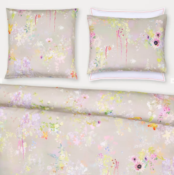 Mystic Garden satin bedding set